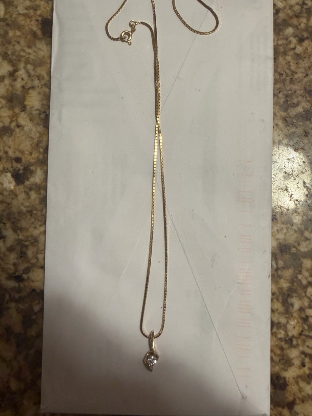 Delicate Women's Gold Tone Box Chain Necklace - Classic Minimalist